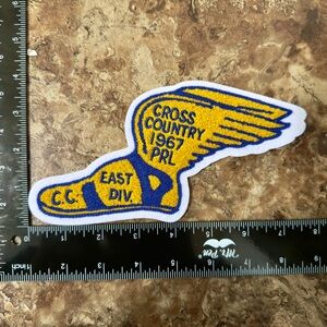 VINTAGE POLO PATCH P-WING CROSS COUNTRY PATCH